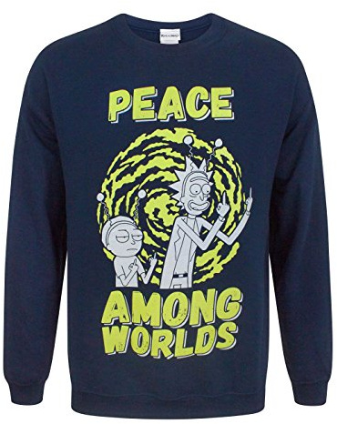 RICK AND MORTY Peace Among Worlds Men's Sweater