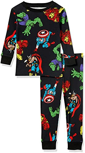 Amazon Essentials Jungen Eng Anliegende Schlafanzugsets, 3-Teilig