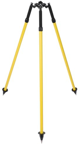 Dreibeinstativ mit Daumenauslösung, Aluminium-Stativ für Prismenstangen, Vermessung oder GPS-Pole der Totalstation, GPS, GNSS