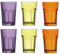 Topkapi 250.880 Longdrink – 6 Stück Miami Party Nights Glas-Set XL-Gläser (36 cl) für Cocktail, Longdrink, Mojito, Saft, Wasser, Höhe ~12 cm