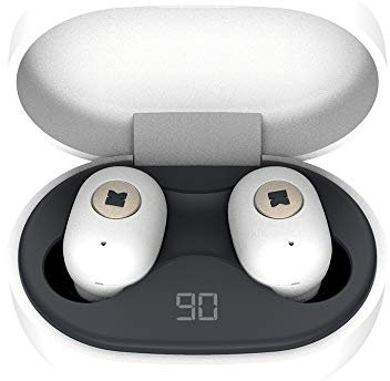 KREAFUNK aBEAN wasserfester True Wireless TWS Bluetooth-In-Ear-Kopfhörer mit schnellem Qi-Ladekoffer Passive Rauschunterdrückung Eingebautes Mikrofon und lange Akkulaufzeit