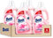 Deox - Ammorbidente Lavatrice, 160 Lavaggi, Capi Morbidi e Profumati, con Tecnologia Antiodore, Fragranza Carezze di Primavera, 2000ml x 4 Confezioni