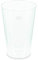 Verpackungsteam 100 Stück Mehrweg-Trinkbecher, Partybecher, Pfandbecher, unzerbrechlich, transparent, PP-Messlinie, 0,40 l, Durchmesser 8,6 cm