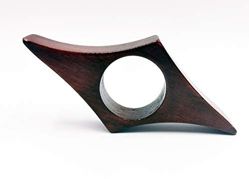 Buchseitenhalter - Handgemachtes Lesezeichen aus Walnuss Holz. Ideal für Buchliebhaber, Leseratten und Lehrer- Unterstützung beim Lesen, immer eine Hand frei/Book page holder aus Walnussholz