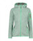 CMP, Knit Tech mélange fleece jacket with hood, MENTA MEL-FRAGOLA, D34