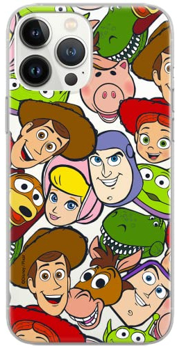 ERT GROUP Mobile Phone Case for iPhone 13 Pro Max. Original and Officially Licensed Disney Pattern Toy Story 001, Optimally Fitted to the Shape of the Mobile Phone Case, Partially Transparent