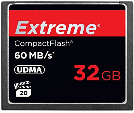 Extreme PRO 32GB CompactFlash Memory Card UDMA Up to 60 MB/s Read Speed, Camera Cards