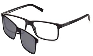 Timberland Herren Brille mit Sehstärke Rechteckig | Gefertigt aus Kunststoff, optional mit Sonnenbrillentönung oder Blaulichtfilter, inklusive Brillenetui