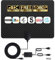 4K HD TV Aerial - Amplified Digital HDTV Aerial with Signal Booster for Local Channels - 360° Long Reception Indoor Aerial Support All Types TV