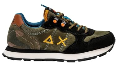SUN68 Boy's Tom Goes Camping Teen Sneaker Unisex Kinder, Military, 38 EU