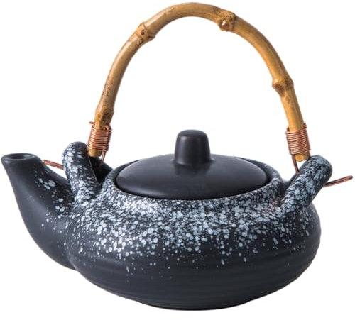 Teiera in porcellana in stile giapponese, fatta a mano, in ceramica, set da tè Kungfu, per ristorante giapponese o casa, A2