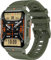 Smartwatch Herren Robust Militär Fitnessuhr mit Telefonfunktion Herzfrequenz Schlafüberwachung Blutdruckmessung Schrittzähler Kalorien 100+ Sportmodi Fitness Tracker Sportuhr für Android iOS