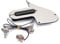 BESTonZON 3 Ply Loaded Pickguard for Mandolin Silver A500k B500k Pot 6.3mm Jack Volume Tone Controls High-output Pickup