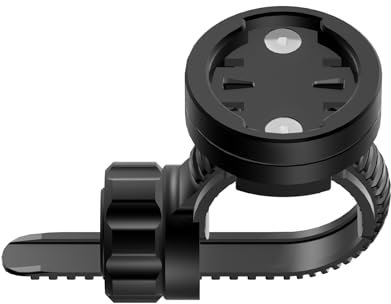 Supporto per bicicletta con cinghia regolabile, compatibile con Garmin Edge, iGPSPORT, XOSS, CooSpo Magene, CYCPLUS GPS, adatto per manubri a tubo tondo/piatto