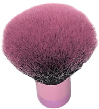 Grand pinceau à poudre luxueux et doux et moelleux, à utiliser comme outil de finition bronzante, outil de barbier multifonction pour le visage et le corps, plus ferme que le violet, grand pinceau
