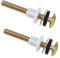 2 Stück Toilettensitz Scharnier Beschläge, Universal Toilettensitz Schrauben, WC-Sitz Scharniere Set, Toilettensitz Muttern und Schrauben für Meisten Top-Fix Toilettendeckel