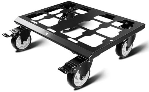 Carrello portautensili resistente per cassette degli attrezzi Milwaukee, telaio in acciaio al carbonio ispessito e ruote più grandi con sistema frenante, senza foratura necessaria per l'installazione,