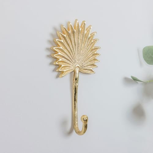 Melody Maison Gold Palm Leaf Wall Hook