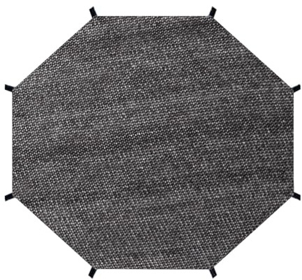 Sonnenschutz Trampolin Zelt Abdeckung, Ø 183 244 306 366 427 cm Rundes Trampolin Überdachung Abdeckung, Trampolin Sonnenschutz Abdeckung, UV-resistent & wasserdichte Trampolin Zeltabdeckung