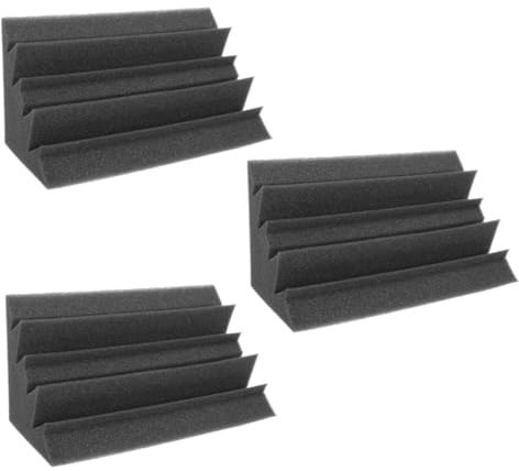 ULDIGI Schalldämmende Wandfliesen Akustikwand 3 Stück Niederfrequenz-geräuschabsorption für Ktv Kino und Musikzimmer