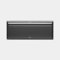 Brabantia Front Opening Bread Bin - Confident Grey | Grey Bread Bins for The Kitchen | Magnetic Seal | Flat Top Storage | Canister for 2 Loaves of Bread | Large Bread Bin | 46.5 x 25 x 18.7 cm