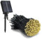 Tacobey Guirnalda Luces Exterior Solar, 10m 100 led Cadena de Luces con Temporizador, Memoria, 8 Modos, Impermeable, Decoración para Jardín, Terraza, Patio (Blanco Cálido)