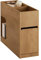SoBuy Schmaler Beistelltisch Platzsparender Nachttisch Sofatisch Beistelltisch Lagerschrank Schrank für Büro Natur 25x55x70cm FBT158-N