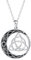 Arrebol Collier Noeud Celtique Argent Sterling 925 Femme Collier Triskel,Cadeaux Originaux pour Femmes Épouse Sœurs Amie - Réglable(45cm+5cm)