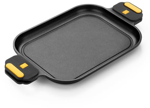 BRA Origen | Plancha 40 cm, Aluminio Fundido, Antiadherente, sin PFOA, Full Induction, Apto para Todo Tipo de cocinas, incluida inducción