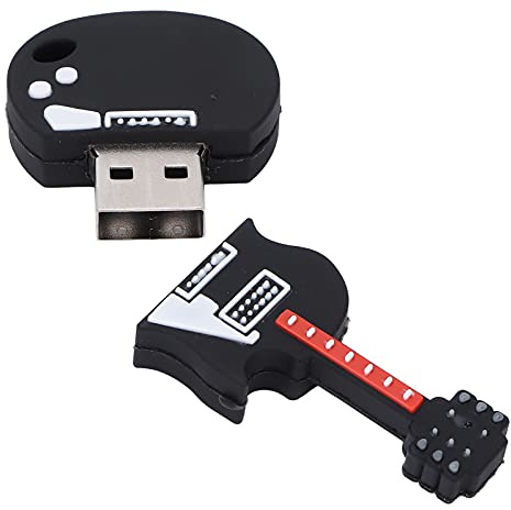 Denash Bassgitarre USB Flash Drive, Niedliche Tragbare Datenübertragung USB -Stick, Einzigartige Musikzubehör für Freunde Musiker (32GB)