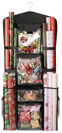 Geschenkpapier-Aufbewahrung – doppelseitiger Hänge-Organizer