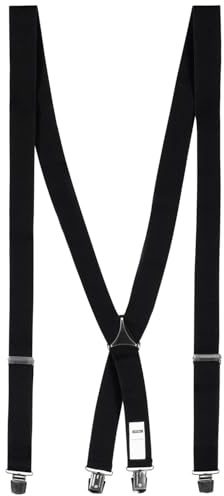 ADAMO Herren Hosenträger X-Form mit verstärkten Clips in Überlängen ab 130cm bis 150cm