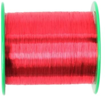 Alambre de cobre esmaltado soldable QA-1-155, 1KG, 0,06-1,2mm, rojo, 155℃, Clase F, alambre magnético(0.2mm-1000g)