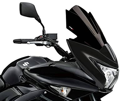 Puig 7642N Z-Racing Windscreen optimised aerodynamics, Black