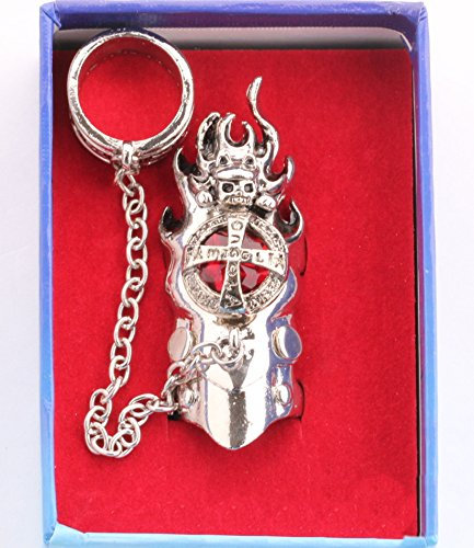 Homemay Zubehör Anime Cosplay Kostüm Spielzeug Punger Farbe Rotations-Set Ring Rot UKSS-263