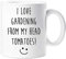 60 Second Makeover Limited I Love Gardening from My Head Tomatoes! Mug Gardener Husband Wife Present Gift