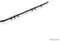 NABER 8042101 Cast Set, Relingsystem, B 900 mm, inkl. 6 Haken