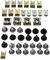 BIYM 44pcs Clips de Fixation pour Moteur de Dessous de Moteur de Protection sous Couvercle de vis Set pour Voiture