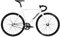 FabricBike Light PRO - Fixed Gear Fahrrad, Single Speed Fixie Starre Nabe, Aluminium Rahmen und Gabel, Räder 28, 6 Farben, 3 Größen, 8.45 kg (Größe M) (M-54cm, Light Pro Glossy White)