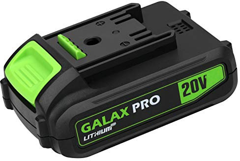 GALAX PRO 2.0AH Battery Packs, 2.0Ah Lithium Ion Battery Pack, Compatible with all GALAX PRO Cordless Tools