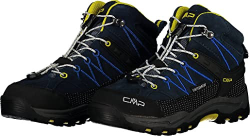 CMP Kinder Rigel Mid Trekking Shoe WP Cosmo blau/Lemonade - 37