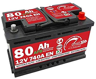 AUTOBATTERIE SPEED L4 Start&Stop AFB Technologie - 12V 80Ah 740A +DX