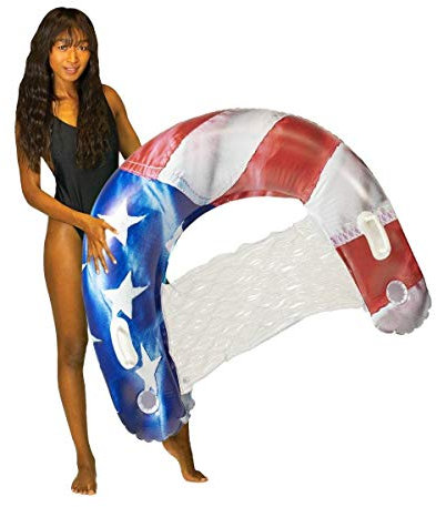 PoolCandy Sun Chair Water Raft, Multiple Chair Styles (White)