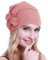 osvyo Baumwolle Chemo-Turbane Kopfbedeckung Beanie Mütze Kappe für Frauen Krebs Patienten Haarausfall Mandel PINK