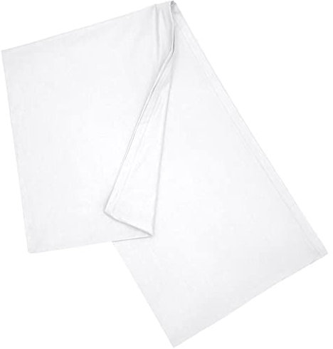 Nurtextil24 Seitenschläferkissen Bezug Baumwolle Kissenbezug - Kissen Set - Inlett od. Füllkissen Weiß Kissenbezug 40 x 120 cm