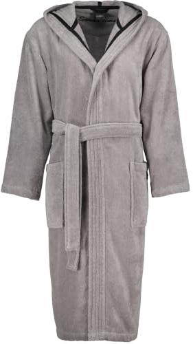 Cawö Home Bademäntel Herren Kapuze Sauna Time 833 stein - 79 XL