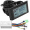 Kit Controller Brushless Bici Elettrica,Kit Controller per Bici Elettrico,36 V/48V 15A Set di pannelli display LCD S900 per controller motore brushless per bicicletta elettrica con manubrio da 22,2 mm