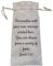 Persoanlised Bottle Gift Bag - Custom Hessian Style Wine Holder - Your Own Message Printed Gift