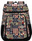 Vintage East Coast Nautische Flaggen Kühlrucksack für Damen Herren Picknick, isolierte Kühltaschen Große Kapazität Lunch-Rucksack für Arbeit Schule Angeln Wandern Camping Park Strand