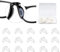 15 Paare Brille Silikon Nasenpad Antirutsch Klebend Pad,Nasenpads Rutschfeste für Gläser, Rutschfeste Selbstklebende Nasenpads, (Weiß)